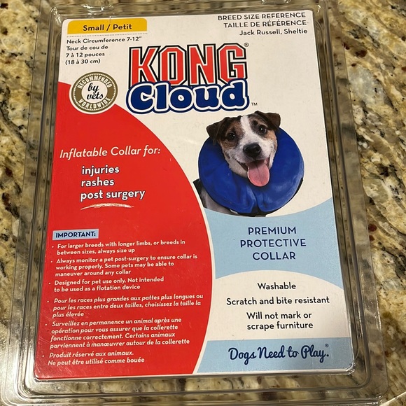 Kong Dog Protective Inflatable Collar For Post Surgery Rashes Injuries Never Used Poshmark